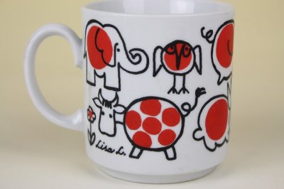 画像1: Lisa Larsonリサ・ラーソン/Mug Cupマグカップ　