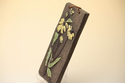 画像2: Christina Sweden Keramik/花の陶板