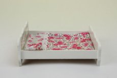 画像1: ミニチュア家具　Lundbyドールハウス/Wベッド (1)