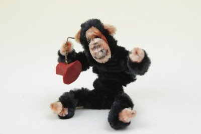 画像1: ヴィンテージ　アニマルドール/チンパンジー