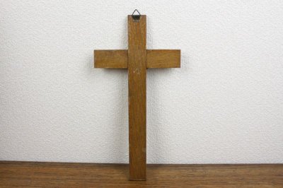 画像3: 木のものオブジェ/クロス　十字架　INRI　