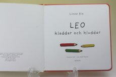 画像2: 可愛い絵本/Linne Bie　LEO/kladdar och kluddar/BERGHS (2)