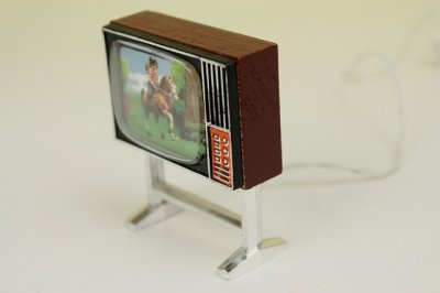 画像1: ミニチュア家具　Lundbyドールハウス/テレビ