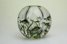 画像1: Orrefors Fish Graal　Edward Hald/オレフォシュ　水槽の魚 ガラス花瓶 (1)