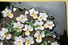 画像3: Ｊie GantoftaジイガントフタAIMO NIETOSVUORI/白い小花 陶板 (3)