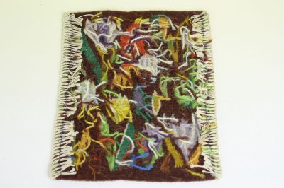 画像3: 北欧織物　フレミッシュ織/花々