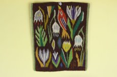 画像3: 北欧織物　フレミッシュ織/花々 (3)