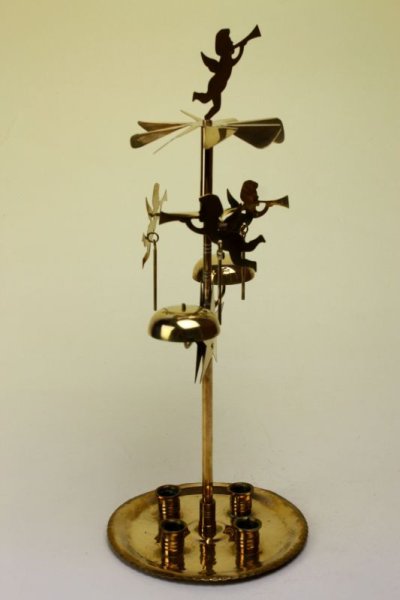 画像1: 真鍮のキャンドルホルダー/Angel Chimes 天使の鐘