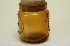 画像3: Riihimaen lasi(Riihimaki)　Grapponiaグラッポニア/コルクの蓋 ガラス瓶 (3)