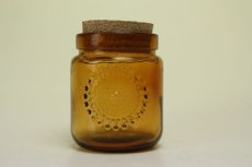 画像1: Riihimaen lasi(Riihimaki)　Grapponiaグラッポニア/コルクの蓋 ガラス瓶 (1)