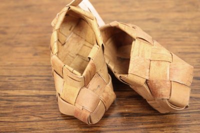 画像1: 北欧手工芸　白樺の木靴（M)/フィンランド　