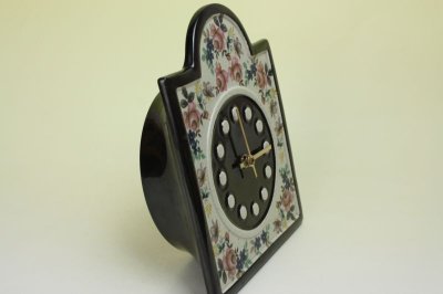 画像1: Gustavsberg Britt Louise Snudell/グスタフスベリ　ブリト・ルイス・サンデル バラの壁掛け時計