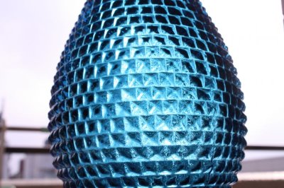 画像3: Italian Genie Bottle Wine Decanter Hobnail Design/イタリア ワイン デキャンターボトル