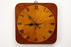 画像1: SWEDEN DESIGN Teak wall clock/チーク 掛け時計 (1)