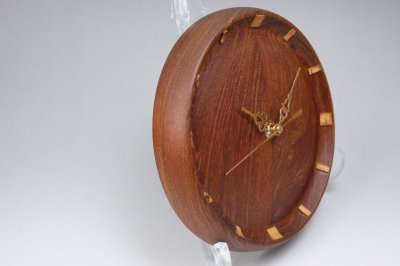 画像1: SWEDEN DESIGN Teak wall clock/チーク 掛け時計