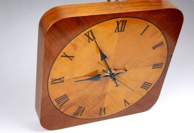 画像1: SWEDEN DESIGN Teak wall clock/チーク 掛け時計