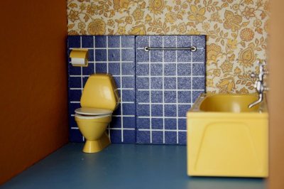 画像2: Lundbyドールハウス/ミニチュア家具 トイレ