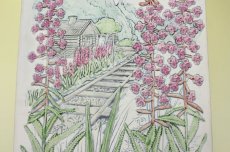 画像3: Ｊie Gantofta Aimo Nietosvuori/ピンクの花　陶板 (3)