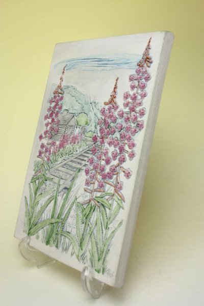 画像2: Ｊie Gantofta Aimo Nietosvuori/ピンクの花　陶板