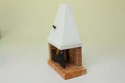 画像1: Lundbyドールハウス/ミニチュア家具 暖炉　