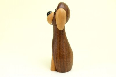 画像1: LAURIDS LONBORG DENMARK Teak Dog/チークオブジェ ドッグ