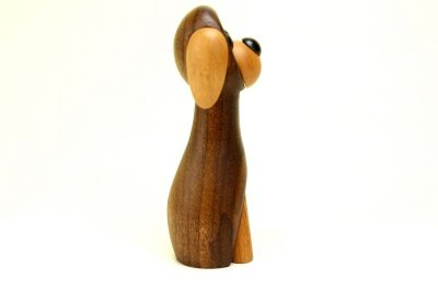 画像2: LAURIDS LONBORG DENMARK Teak Dog/チークオブジェ ドッグ