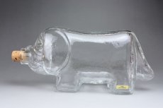 画像1: Royal Krona Lisa Larson/クリスタル 犬のガラス瓶 (1)