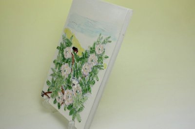 画像2: Jie Gantofta Aimo Nietosvuori/ピンクの花　陶板
