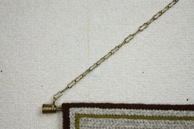 画像1: 北欧　ツヴィスト刺繍タペストリー/フラワー