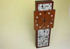 画像2: SWEDEN DESIGN Teak Wall Clock/掛け時計（チーク＆タイル） (2)