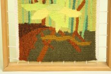 画像4: 北欧織物　フレミッシュ織/草花（フレーム付き） (4)