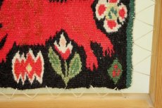 画像3: 北欧織物　フレミッシュ織/ホース（フレーム付き） (3)