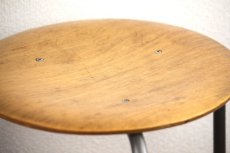 画像2: Dansk design vintage teak stool/デンマーク 3脚チークスツール (2)