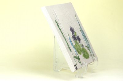 画像1: Jie Gantofta Aimo Nietosvuori/紫の花　陶板