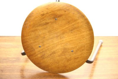 画像2: Dansk design vintage teak stool/デンマーク 3脚チークスツール