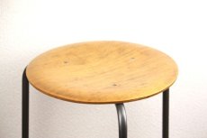 画像3: Dansk design vintage teak stool/デンマーク 3脚チークスツール (3)