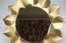 画像5: VASTERAS Vintage Brass mirror Sun/真鍮のウォールミラー (5)