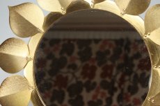 画像2: VASTERAS Vintage Brass mirror Sun/真鍮のウォールミラー (2)