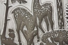 画像3: Norrmans Keramik Normans Motala/鹿の陶板 (3)