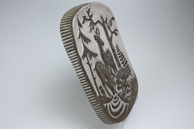 画像1: Norrmans Keramik Normans Motala/鹿の陶板