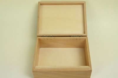 画像1: ヴィンテージ ウッドボックス/モザイクタイルの木箱