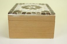 画像3: ヴィンテージ ウッドボックス/モザイクタイルの木箱 (3)