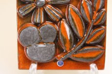 画像3: UpsalaEkeby Berit Ternell/ウプサラエクビー  ベリット・ターナー 花の陶板 (3)