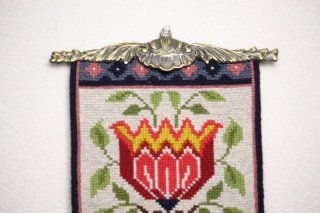 ツヴィスト刺繍、クロスステッチ タペストリー - 北欧雑貨と北欧