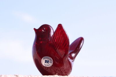 画像3: Reijmyre Kristall/レイミューラ クリスタル オブジェ 赤い鳥