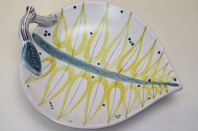 画像1: Gustavsberg Stig Lindberg Fajans Plate/グスタフスベリ スティグ・リンドベリ ファイアンス プレート