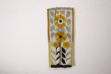 画像1: 北欧織物　フレミッシュ織/向日葵 (1)