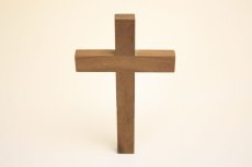 画像2: 木のものオブジェ　クロス/ 十字架 (2)