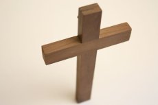 画像3: 木のものオブジェ　クロス/ 十字架 (3)