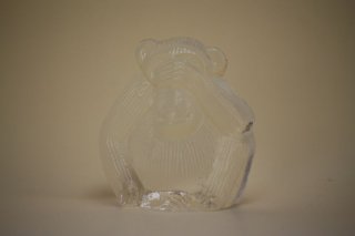 Royal Krona Lisa Larson/クリスタル 猫のガラス瓶 北欧雑貨と北欧